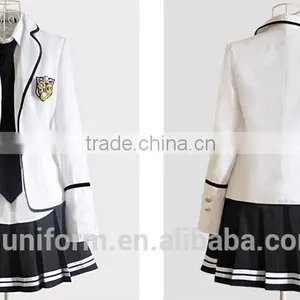 Juqian 2016 Wholesale Custom Colours School Skirt Suits Korean High School Uniforms Sets thumbnail-5
