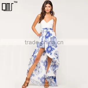 High-low Lace and Floral Women's Romper 2015 Hot Sell Clothes thumbnail-1
