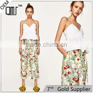 Wholesale Latest Small Sling Shirt Top Designs for Women 2017 thumbnail-1