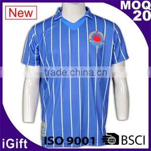 BSCI/ISO9001 Factory Dry Fit Breathable Fabric Italy Sublimation Ink Hotsale Cheap Wholesale Uniform China Football thumbnail-1