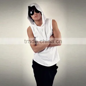 Polyester & Cotton Men Athletic Tank, Different Size for Choice, Solid, More Colors for Choice, Sold By PC thumbnail-3