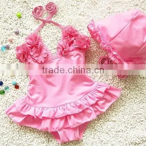 New Designed Young Girl Swimsuit Models Wholesale Kids Swimwear One Piece Swimsuit thumbnail-1