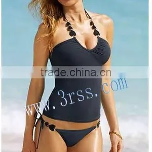 2014 Hot Sexy Young Girls Bra Tankini Swimwear Model Photos thumbnail-1