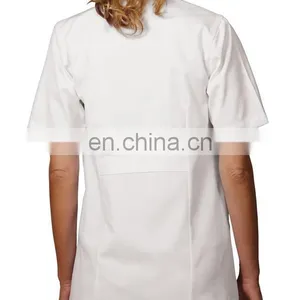 China Factory Cheap White Chemical Men Acid Resistant Lab Coat Designs thumbnail-6