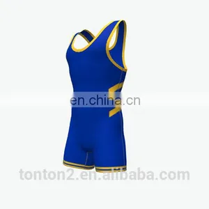 Wholesale Custom Men's Wresting Singlets thumbnail-2