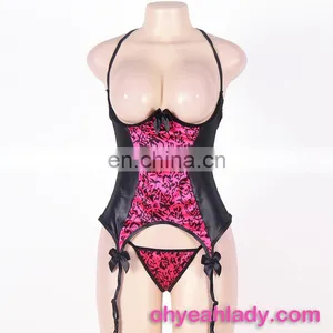 Cupless Bustier Women Sex Wear Hot Nighty America thumbnail-6