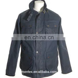 Country Padded Waxed Jacket With Multi Pocktes thumbnail-1