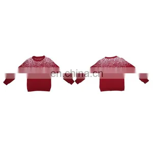 2017 Wholesale Nice Custom Winter Child Design Knitted Mongolian Cashmere Kid Sweater for Boys thumbnail-3