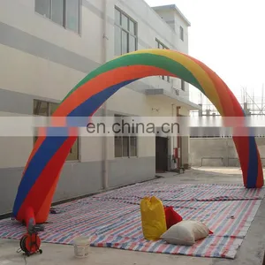 NEW Outdoor Entrance Advertising Inflatable Rainbow Arch For Sales thumbnail-5