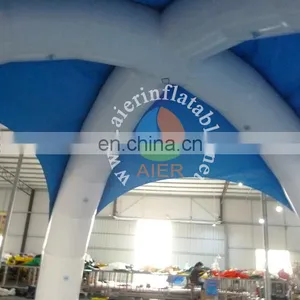 Used Outdoor Inflatable Blue Tent for Event, Advertising Inflatable Air-saeled Tent for Sale thumbnail-5