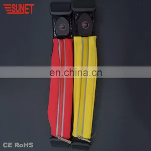 SUNJET 2018 Christmas Decoration New TPU LED Light Guide Waist Bag For Sports Safety thumbnail-3