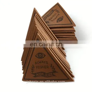 Washable Embossed Fake Leather Tags Labels thumbnail-3