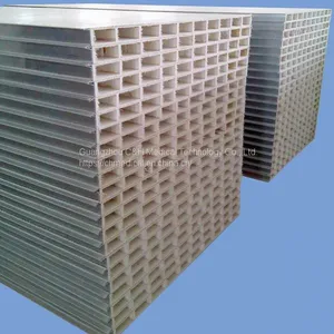 MgO Grid Sandwich Material Light Coated Steel Sandwich Panels for Clean Room Walls and Ceilings Constructing thumbnail-1