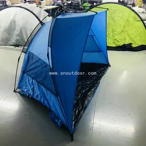 Beach Umbrella Automatic Sun Shade Portable Camping Easy Set Up Light Weight Windproof 3 Person thumbnail-5