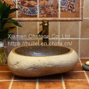 Yellow River Stone Sinks, River Stone Basins, Stone Sinks thumbnail-3