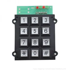 IP65 Dynamic 12keys Keypad With USB Connect for Security System thumbnail-1