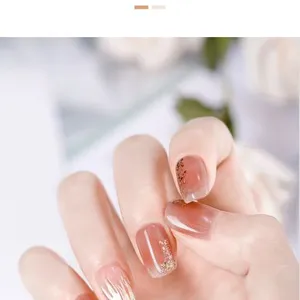 With No Peeling For Three Weeks Monochrome Nail Polish Gels Color Full / Clear thumbnail-2