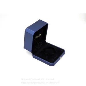 Unique Hot Sale Custom Brand PU Leather Jewelry Set Box Plastic Gift Box for Necklace Ring Pendant Bracelet Jewelry thumbnail-5