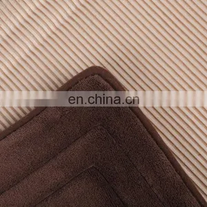 High Quality Super Absorbent Shaggy Solid Anti Non Slip Soft Antiskid Memory Foam Bathroom Tub Kids Mat Rugs thumbnail-3