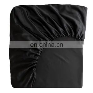 Amazon Hot Sale Soft 100% Microfiber Solid Color Bedding Sheet Set For Hotel thumbnail-6