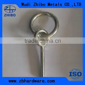Manufacture Supply 304 316 Stainless Steel Eye Bolt DIN580 With High Grade Quality thumbnail-4
