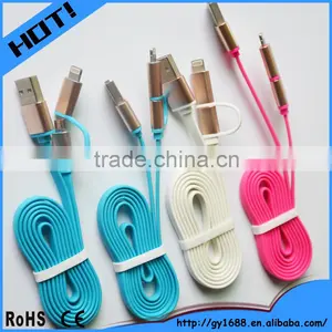 Usb to Mini 8 Pin Cable 2 in 1 USB Charging Cable 1m Quality Choice thumbnail-4