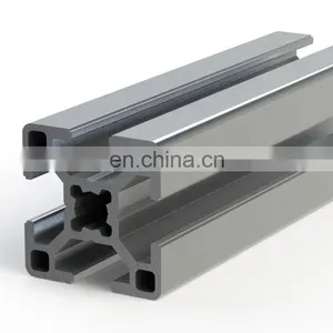 Shengxin Anodized V T U Channel Slot Extruded Industrial Guide Rail Per Ton Of Aluminum Profile thumbnail-2
