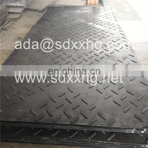Compression Moulded Mats, UV Inhibitor High Quality Uhmwpe Excavator Mat for Green Sward and Muddy Road thumbnail-5