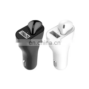 Universal Mobile Phone Accessory Wireless Mono Headphone for Cell Phone Mono Earphone With Car Charger thumbnail-1