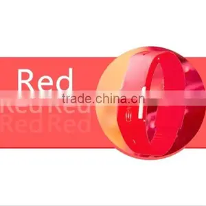 Red Fashion Silicone LED Sports Bracelet Waterproof Digital Wrist Watch Women thumbnail-3