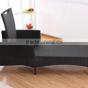 Patio Wicker Swimming Pool Rattan Reclining Lounge Chair thumbnail-1