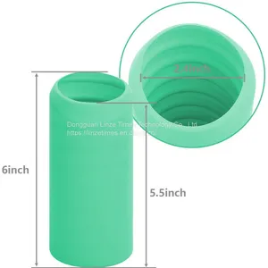 Custom Slim Can Soda Bottle Bottle Cooler Silicone Sleeve For Outdoors Events Party thumbnail-2
