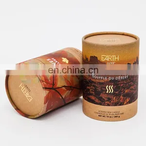Best Selling Kraft Paper Tube Boxes Cardboard Packaging for Oil Diffuser thumbnail-4