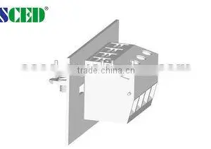 Termin Block Pitch 12.1mm Through Panel Terminal Blocks Bulkhead Connectors 600V 85A 2P-24P thumbnail-1
