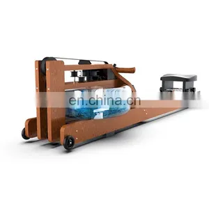 TEZEWA High Quality Wooden Water Rower Customized Logo Water Rowing Wooden Wood thumbnail-2