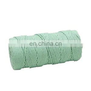 Cotton Macrame Cord Wire Attractive Price New Type Natural Cotton 3mm 100m/roll thumbnail-1