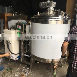 2000 Liter Stainless Steel Small Scale Milk Cooler Tank thumbnail-1