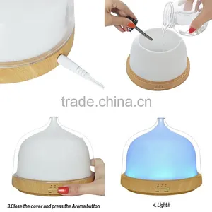 200ml Aroma Essential Oil Diffuser Ultrasonic Mists Diffuser Humidifier for Baby Room / SPA AN-0489 thumbnail-6