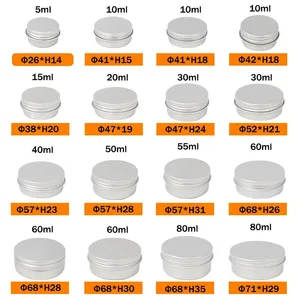 Many Colors Various Sizes Stock Goods Aluminium Jars for Sale Low Cost thumbnail-5