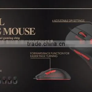 Gaming Mouse With Light DPI 800-1200-2000-2800 6 Key HAVIT Brand thumbnail-4