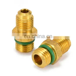 J639-R-1234YF H&L Quick Coupler Adapters Car A/C Manifold Charging Air Conditioner Refrigerant Brass Quick Couple R1234yf thumbnail-5
