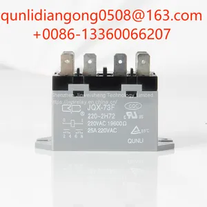 Small High-power AC DC Refrigerator Air Conditioning Electromagnetic Relay JQX-73F thumbnail-3