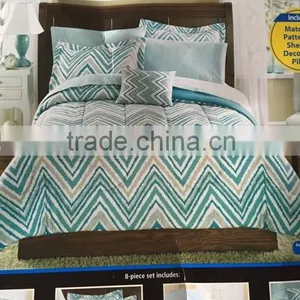 Pass Wal-mar Factory Audit Microfiber Fabric Adult Comforter Bedroom Bedding Sets thumbnail-1