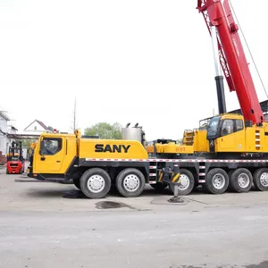 Used SA-N-Y STC1000 100 Ton Truck Hydraulic Mobile Crane Second Hand Crane 100 Ton 50 Ton 25ton STC1000C Truck Crane thumbnail-1