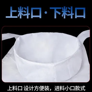 Baffled Type Bulk Jumbo Bags Intermediated Container Grain PP Woven Sacks 1 Tonne Big Bag Garden Waste Big Bags thumbnail-5