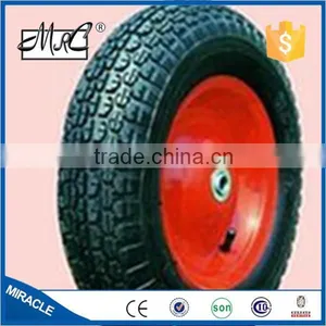Made In CHINA Small Pneumatic Rubber Wheel Go Cart Wheelbarrow Wheel 14x3.50-8 thumbnail-6