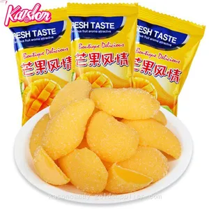 HALAL Certification Big Size Mango Flavor Gummy Soft Candy thumbnail-1