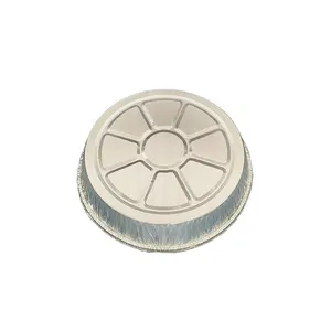 9 Inch Round Aluminum Foil Tray 1250ml Disposable Baking Pan for Food Serving and Takeout thumbnail-4