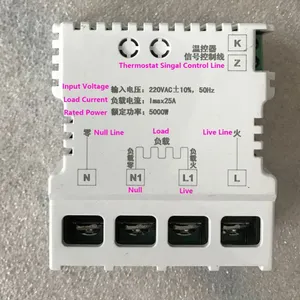 90-240V 25A Power Module for Thermostat Floor Heating Thermostat Wifi thumbnail-2