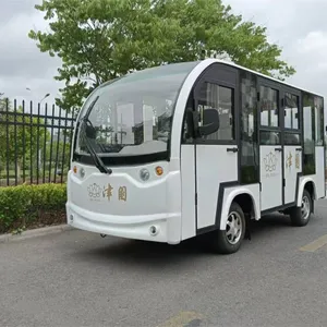 Tourist Sightseeing Vehicle - 11-seater Enclosed Electric Sightseeing Vehicle, From the Original Manufacturer, Direct Sales of First-hand Electric Sightseeing Vehicles thumbnail-1